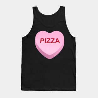 Pizza Candy Heart Tank Top